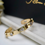 Nova Sparkle Gold Cuff