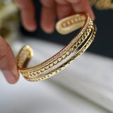 Studded stackable cuff