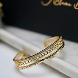 Studded stackable cuff