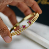 Dainty Ruby Cuff