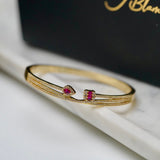 Dainty Ruby Cuff