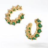 Emerald & Diamond Eternity Ear Cuff