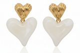Ivory Heart Drop