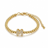 Gold Pop Initial Bracelet (Bestseller)