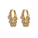 Champagne Cluster Hoops