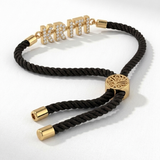 Adjustable Cord Name Rakhi Bracelet