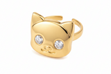Gold Kitty Ring