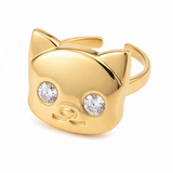 Gold Kitty Ring