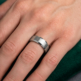 Ironclad Matte Silver Ring