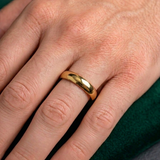 Classic Domed Gold Ring