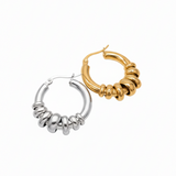 Sculpted Shine Hoops