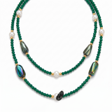 Emerald Ocean Layered Necklace