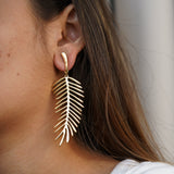 Leaf Drop Earrings