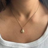 Pear Snowdrop Necklace