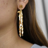 Gold Leaves Earrings