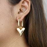 Detachable Heart with O Hoops