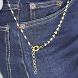 Mint Crystals & Pearl Wrap Bracelet