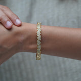 Studded Half Heart Cuff