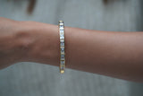 Set of 4:Luster Bracelet, Studded stackable cuff, Arrow Studded Cuff, Signature Bangle Cuff