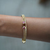 Dainty Ruby Cuff