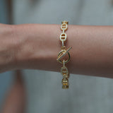 Link chain cuff