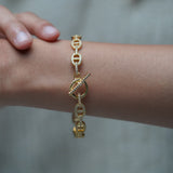 Link chain cuff