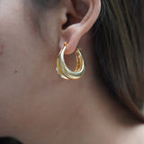 Signature Gold Hoops