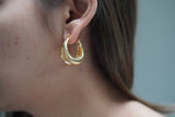 Signature Gold Hoops