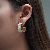 Mother of pearl Hoop Earrings