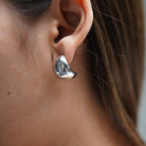 Dainty Half Moon Studs