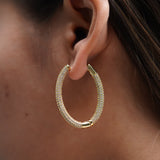 Serenity Crystal Hoops