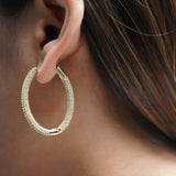 Serenity Crystal Hoops