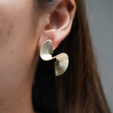Egyptian Swirl Fan Earrings