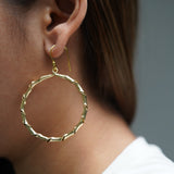 Twisted Circular Earrings