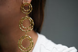 Twisted Triple Layered Earrings