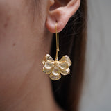 Vintage Flower Drop Earrings