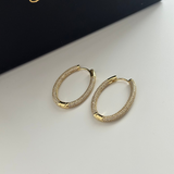 Serenity Crystal Hoops