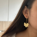 Vintage Flower Drop Earrings