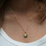 Wild Daisy & Stars Painted Necklace