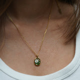 Wild Daisy & Stars Painted Necklace