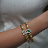 Merci Snake Chain Bracelet
