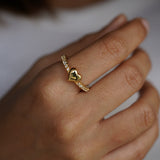 Daintiest Heart Ring