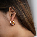 Vintage Enamel Hoops