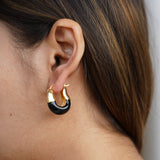 Vintage Enamel Hoops