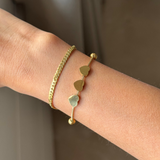 Dainty hearts Stackable Layered Bracelet