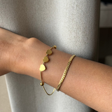 Dainty hearts Stackable Layered Bracelet