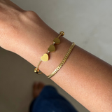 Dainty hearts Stackable Layered Bracelet