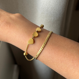Dainty hearts Stackable Layered Bracelet