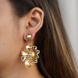 Floral Drop Earrings