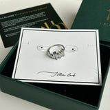 Silver Ripple RIng